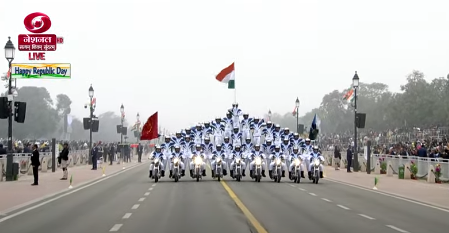 नई दिल्ली में मनाया गया 77वां गणतंत्र दिवस