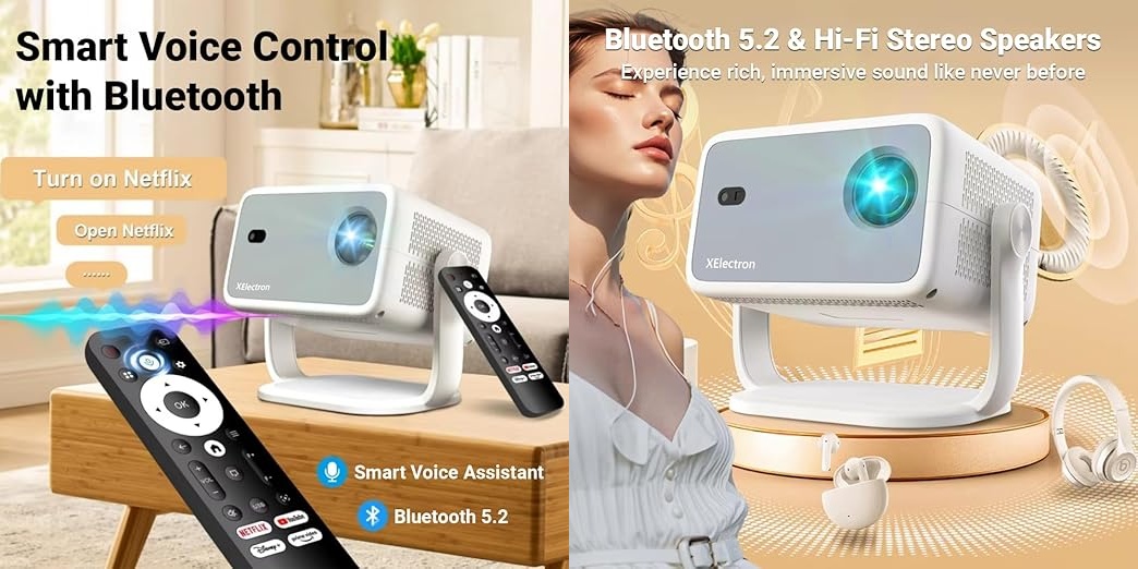 XElectron Launches Smart Projector with 180° Design